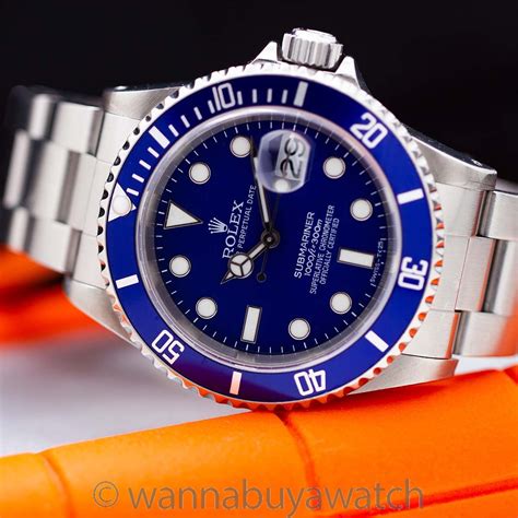 16610 rolex year|rolex 16610 blue bezel.